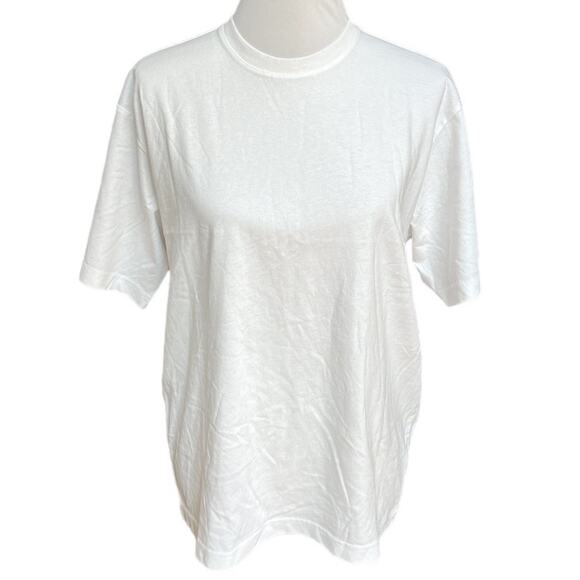 Everlane The Premium-Weight Relaxed Crew Tee Shirt White Sizes Medium - Picture 1 of 9